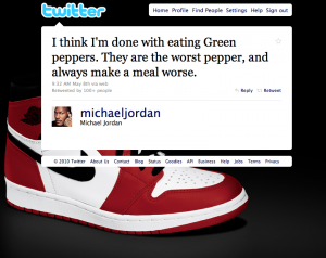 Fake Michael Jordan Twitter | Aziz Ansari