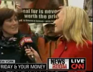 CNN Anti-Fur Protesters