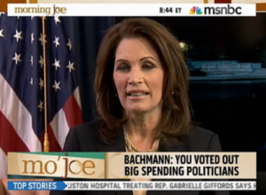 Michele Bachmann Wrong Camera State Of The Union