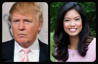 Two angry people flinging poo at each other!