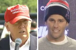 tom brady supports donald trump