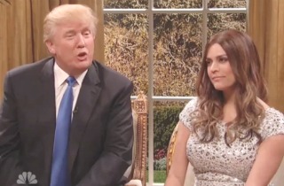 trump melania snl