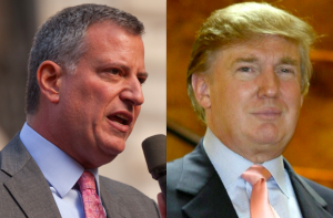 Trump de Blasio