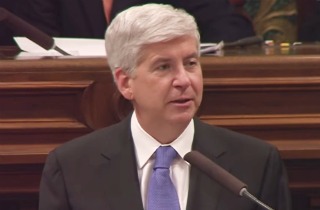 Former Michigan Governor Charged In Flint Water Scandal Snyder