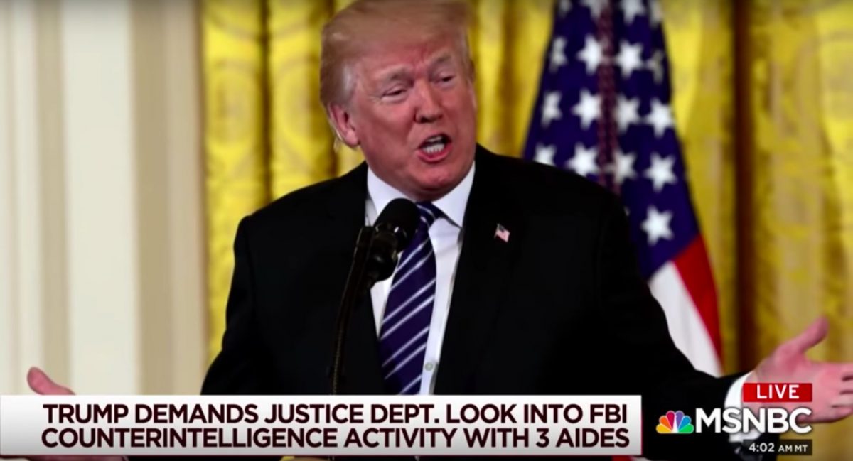 Trump to Meet With Rosenstein, FBI Director Wray at WH to Reportedly ...