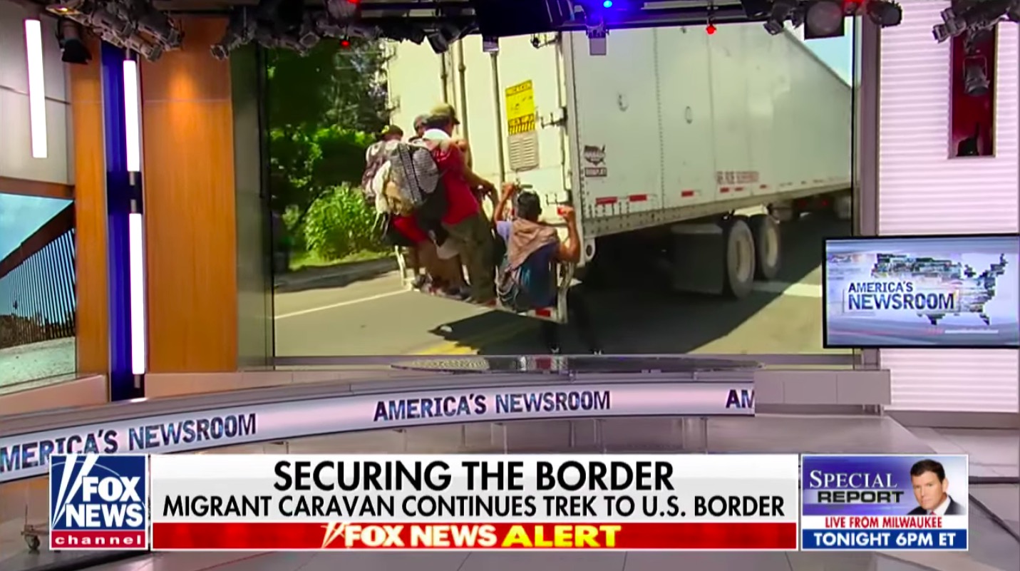 Fox News Continues Caravan ‘invasion Coverage Two Days After Man