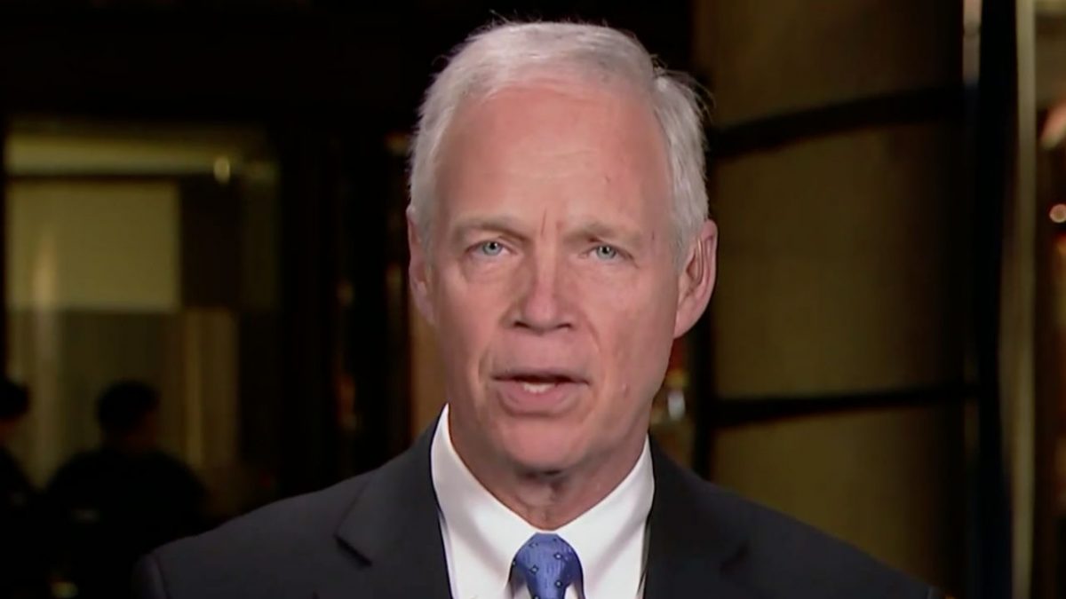 Ron Johnson Asked Trump About Ukraine Aid and Investigations