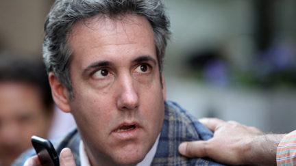 Michael Cohen, then President Donald Trump's personal attorney, in NYC on April 13, 2018. The FBI raided his home, office and hotel room. In May of 2019, those warrants were made public.