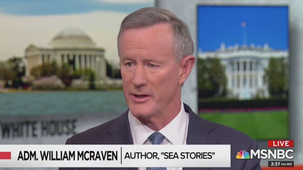 William McRaven Decries Trump Media Attacks