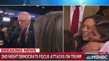Bernie Sanders Won't Take Any of Andrea Mitchell's Bait After Democratic Debate