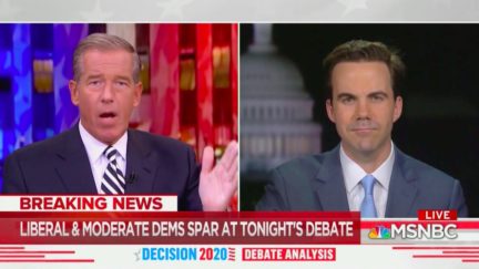 Brian Williams Mocks Ambitious Plans of Progressive Democrats at Debate