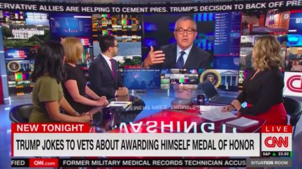 CNN Panel Shreds Trump for Joking about Medal of Honor
