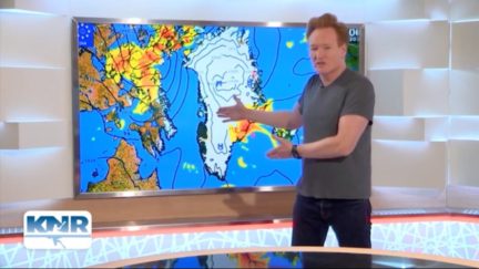 Conan O'Brien Delivers–and Butchers–Local TV Weather Report in Greenland