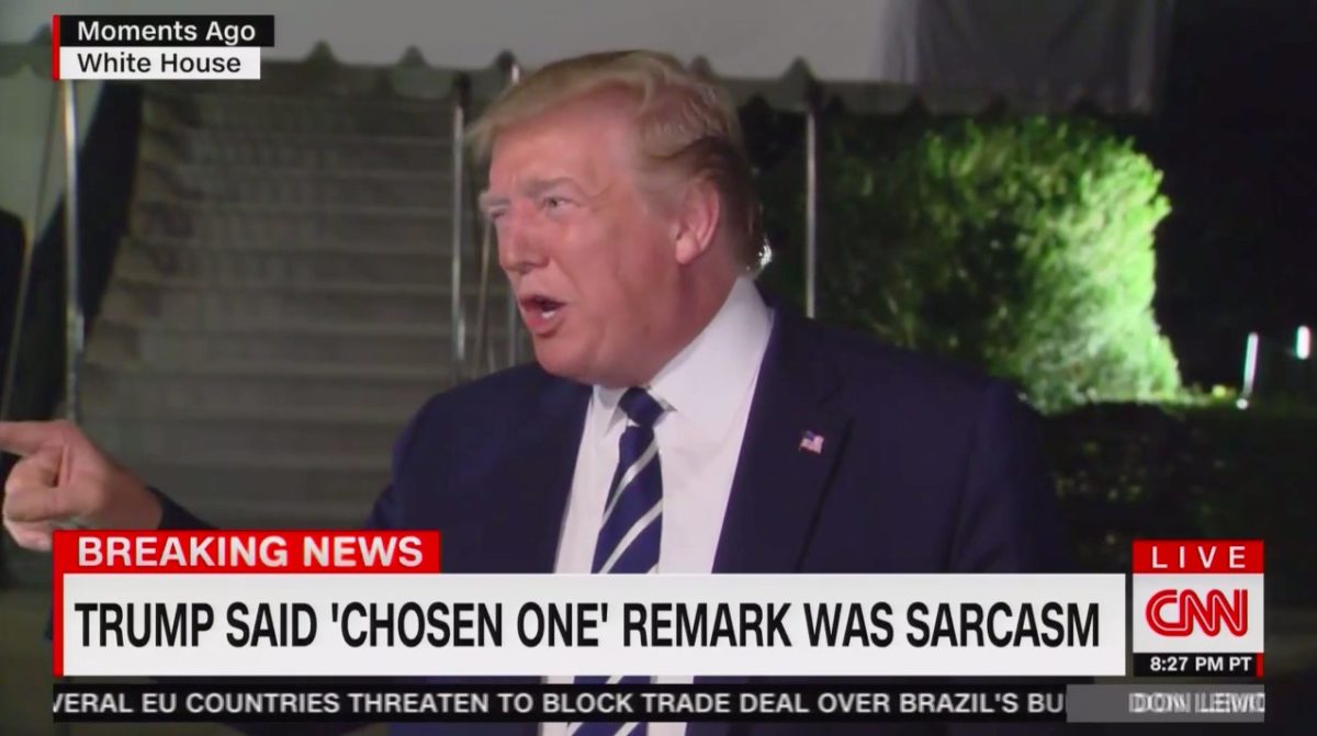 Trump Defends Calling Himself ‘The Chosen One’: Media Claims I Have a ...