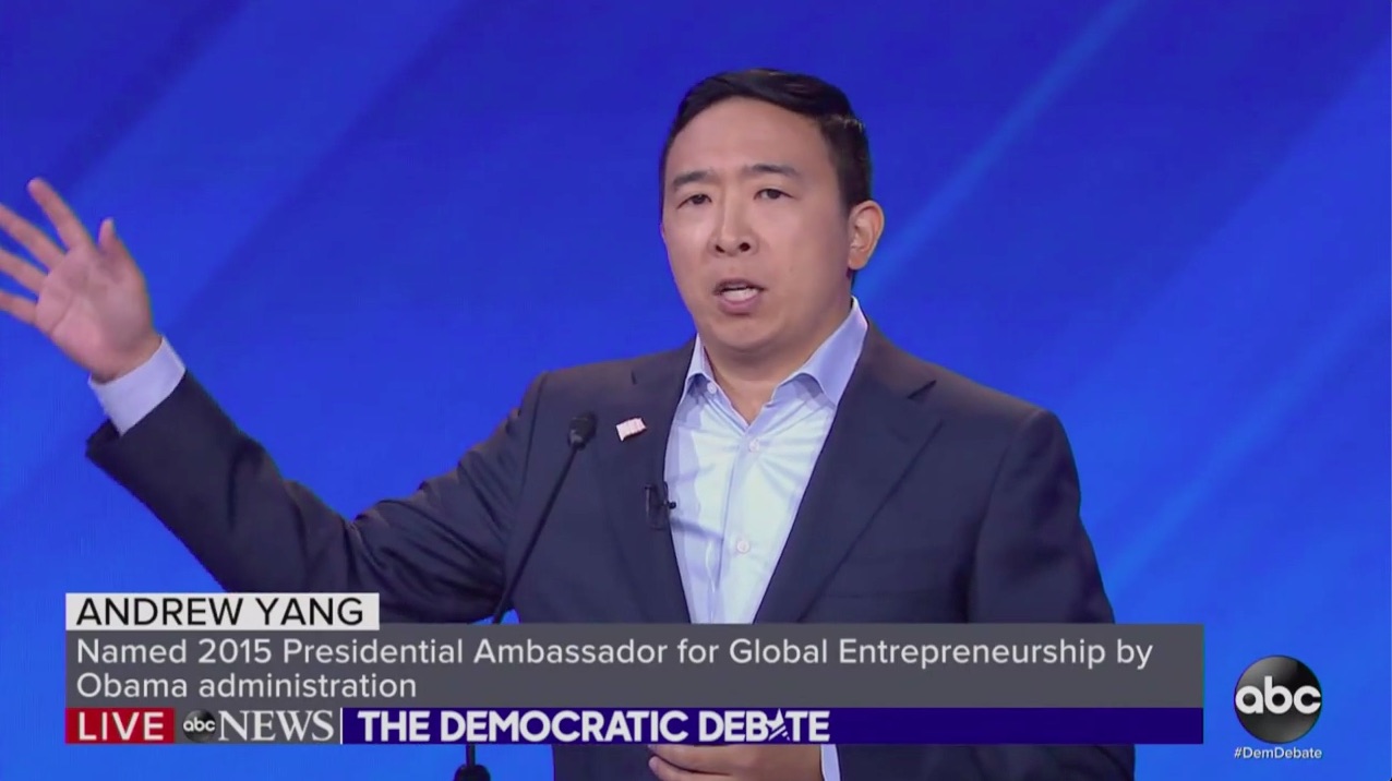 MSNBC Apologizes For Leaving Andrew Yang Off Polling Graphic