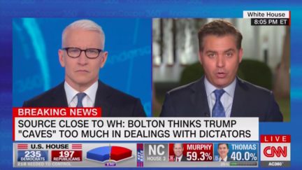 CNN Reports John Bolton Worried Trump 'Caves' to Dictators