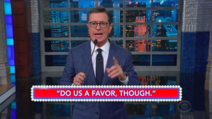 Stephen Colbert Game Show Clips Trump's Ukraine Call