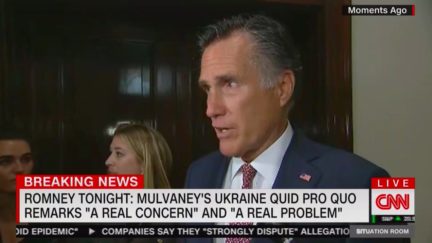 Mitt Romney Calls Out Mick Mulvaney's Quid Pro Quo Comments