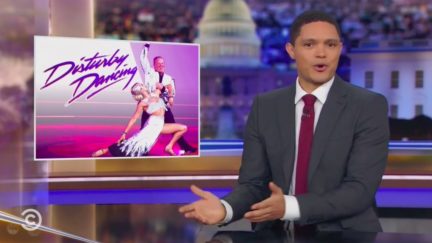 Trevor Noah Calls Out Sean Spicer's 'Culture War' Lobbying to Stay on 'DWTS'