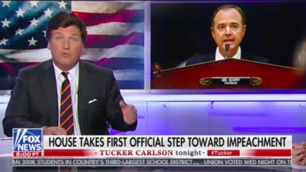 Tucker Carlson Gets Weird Over Adam Schiff on Impeachment