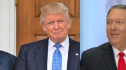 Rudy Giuliani, Donald Trump, Mike Pompeo