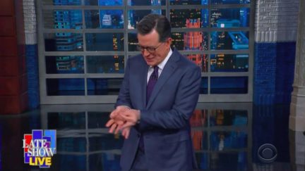 Stephen Colbert Marvels at Elizabeth Warren's Debate Zinger