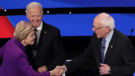 Joe Biden Elizabeth Warren Bernie Sanders