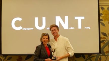 Katie Hopkins Duped Into Accepting CUNT Award