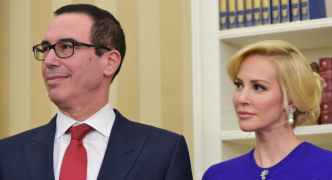 Louise Linton and Steven Mnuchin