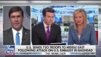 Leland Vittert Presses Mark Esper on Fox News' Americas Newsroom