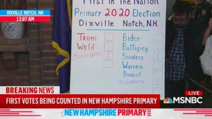 Bloomberg Wins Dem and GOP NH Primary Vote in Dixville Notch