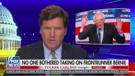 Tucker Carlson Falsely Claims Sanders Said Russia Behind Bernie Bro Online Abuse