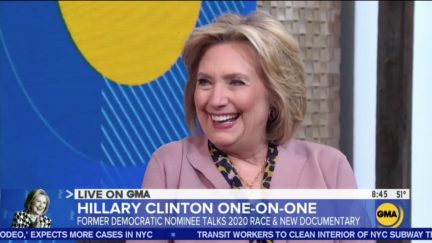 Hillary Clinton laugh Good Morning America