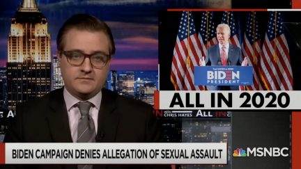 chris hayes joe biden assault