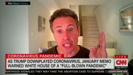 Chris Cuomo Calls 'Bullshit' on Trump's 'Cheerleader' Excuse
