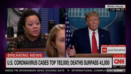 Trump Can't Recall His Own Campaingn Rallies When Confronted With Downplaying Coronavirus Risk