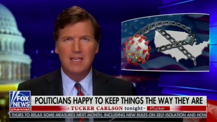 Tucker Carlson Calls Extended Lockdowns 'Insanity', Dismisses Their Impact on Covid Death Toll
