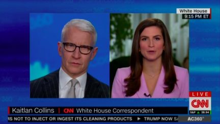 White House Tried to Force CNN's Kaitlan Collins to Back Row of Coronavirus Briefing
