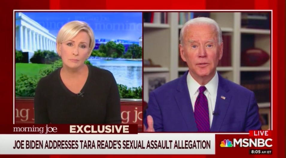 Joe Biden Denies Tara Reade Sexual Assault Allegations