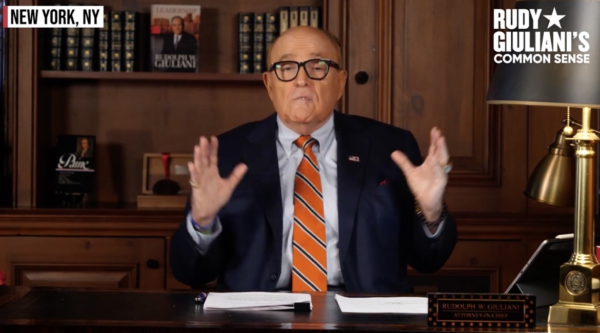 Rudy Giuliani Pushes Bonkers Conspiracy Involving Antifa, BLM, and a Rolex Robbery That Didn't Happen