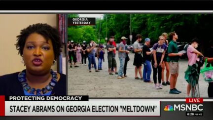 Stacey Abrams Blasts Long Voter Lines in Georgia, Other States
