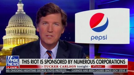 Tucker Carlson Equates Corporate Donations to BLM to Funding Riots