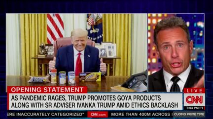 Chris Cuomo Goes Off on Trump's 'Bullshit' Goya Product Endorsement Amid Pandemic Surge