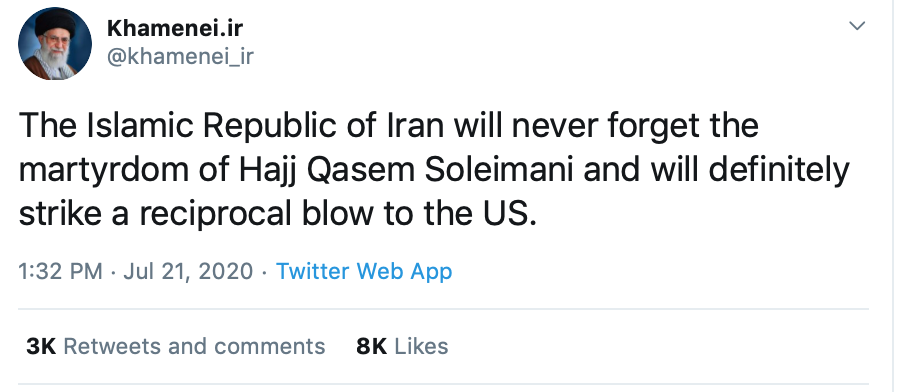 Khamenei Tweet