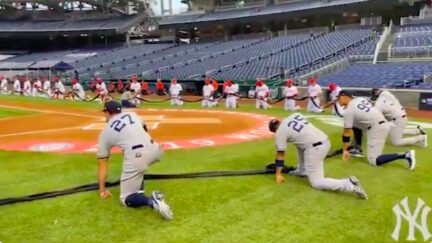 MLB Opening Day Teams Kneel in Support of Black Lives Matter