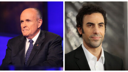 rudy giuliani and sacha baron cohen