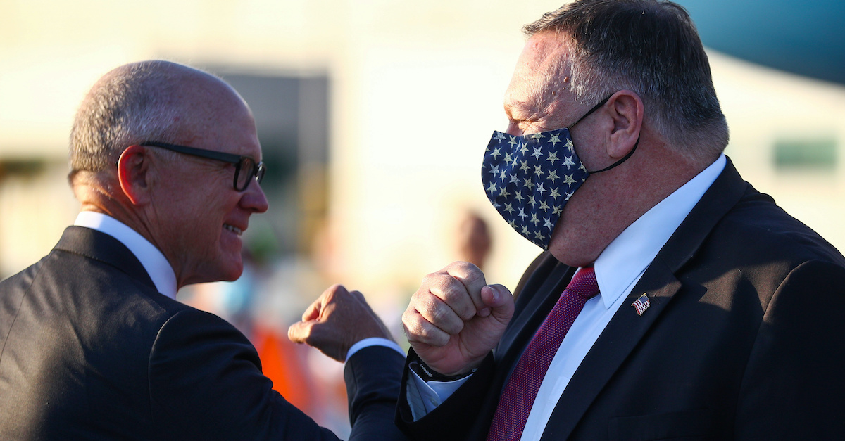Pompeo quarantining after contact with Covid-positive person: State Dept