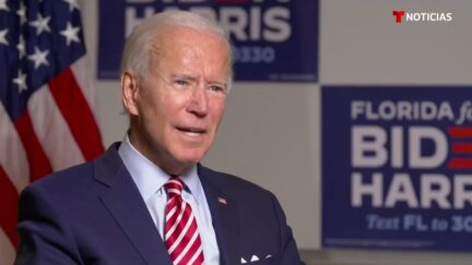 Joe Biden on Telemundo