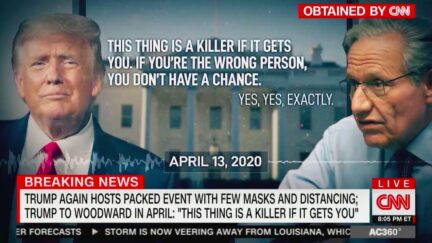 Trump Warned Bob Woodward in April Covid Was 'a Killer'