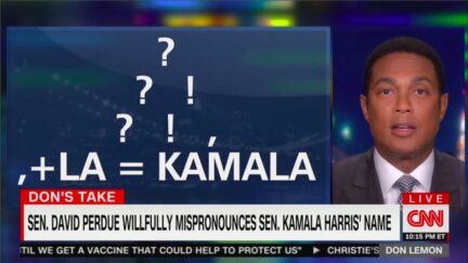 Don Lemons Offers Visual Aid for Sen. Perdue to Pronounce Kamala Harris' Name Correctly